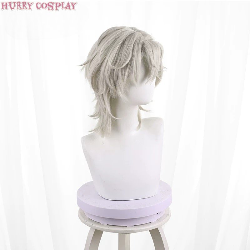 Game Cosplay,Honkai: Star Rail,Wigs,Honkai Star Rail Aventurine Cosplay Costume - Wig